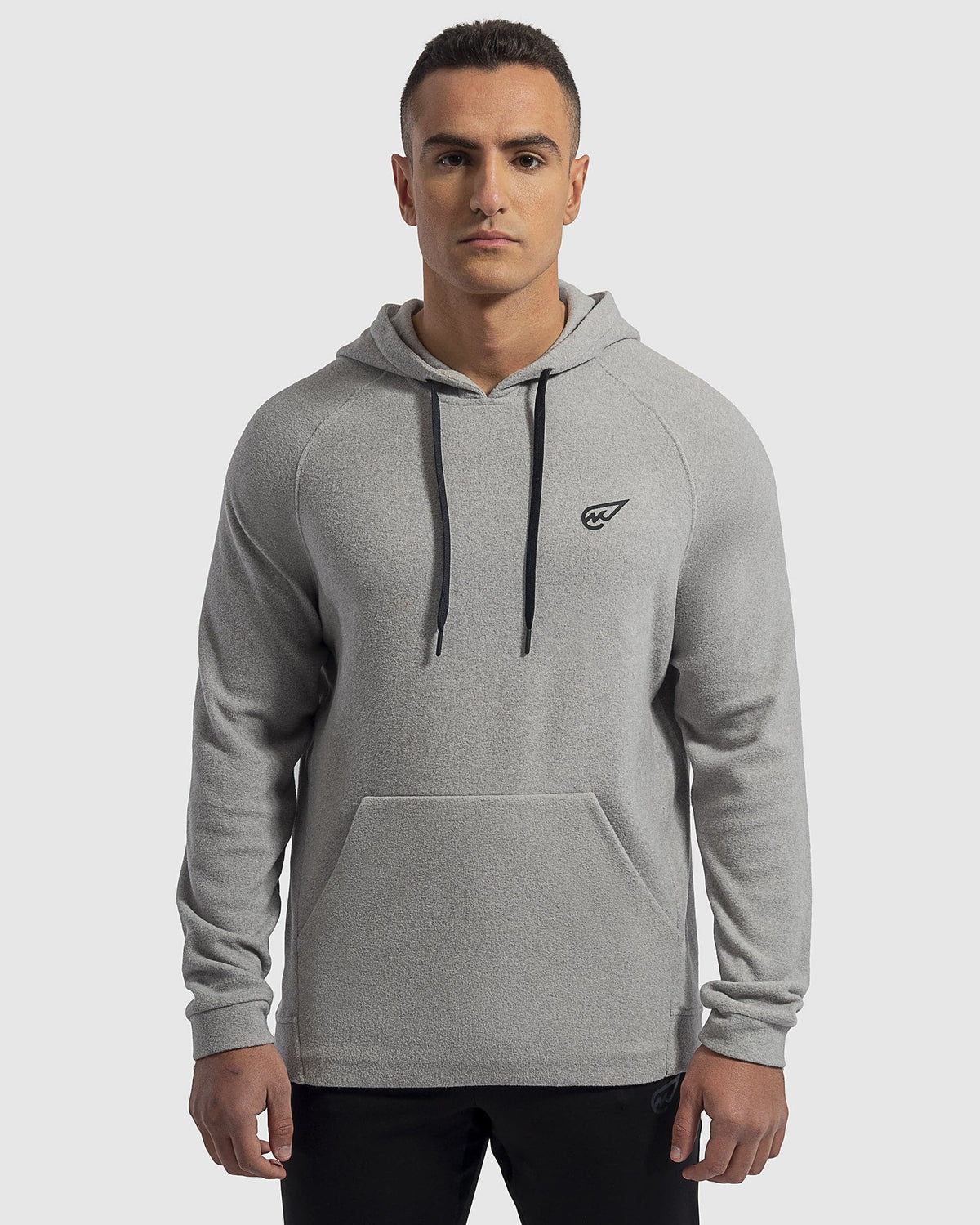 Legacy Fleece Hoodie in Light Grey