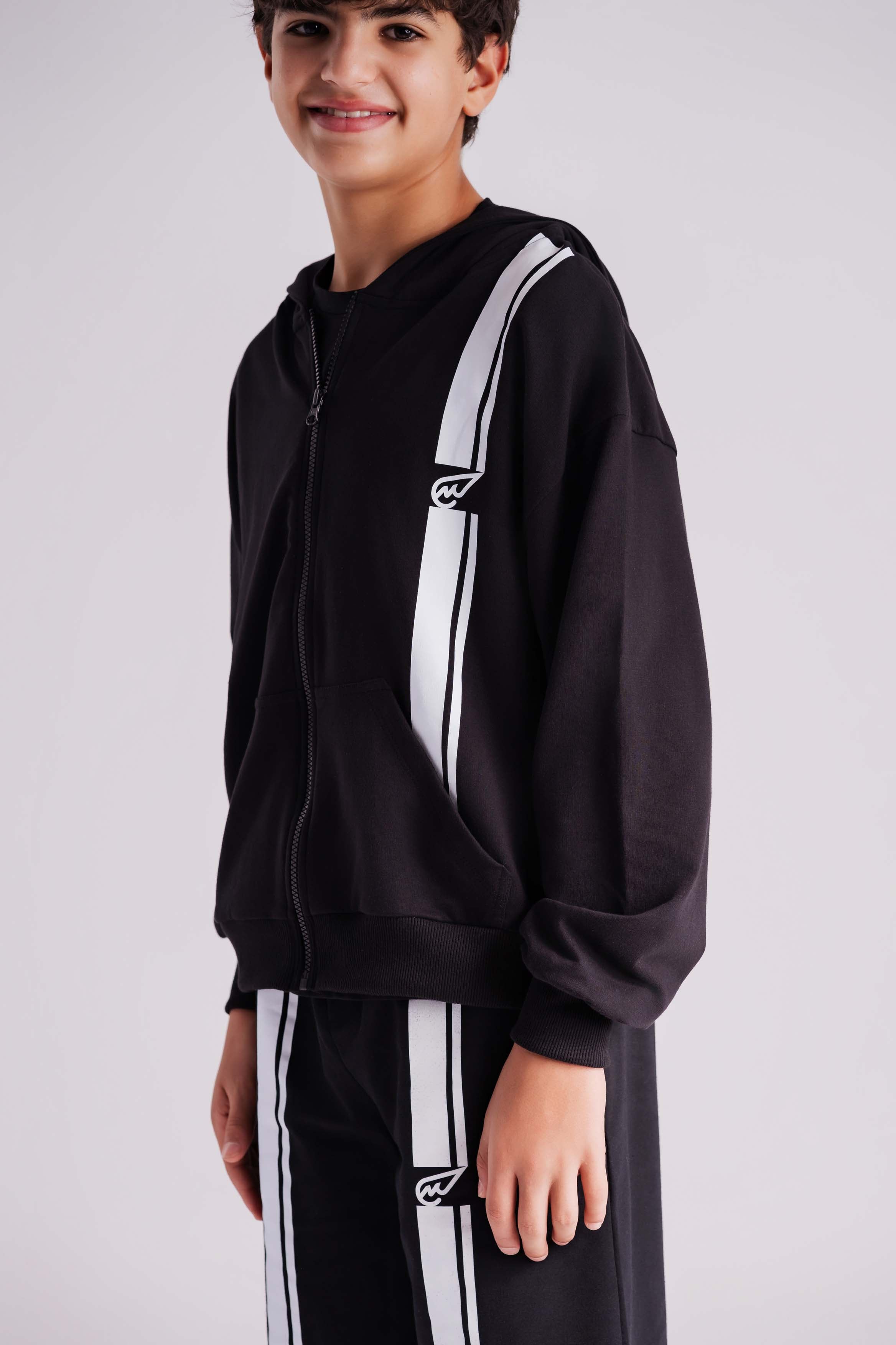 MonoStripe Boys Jacket