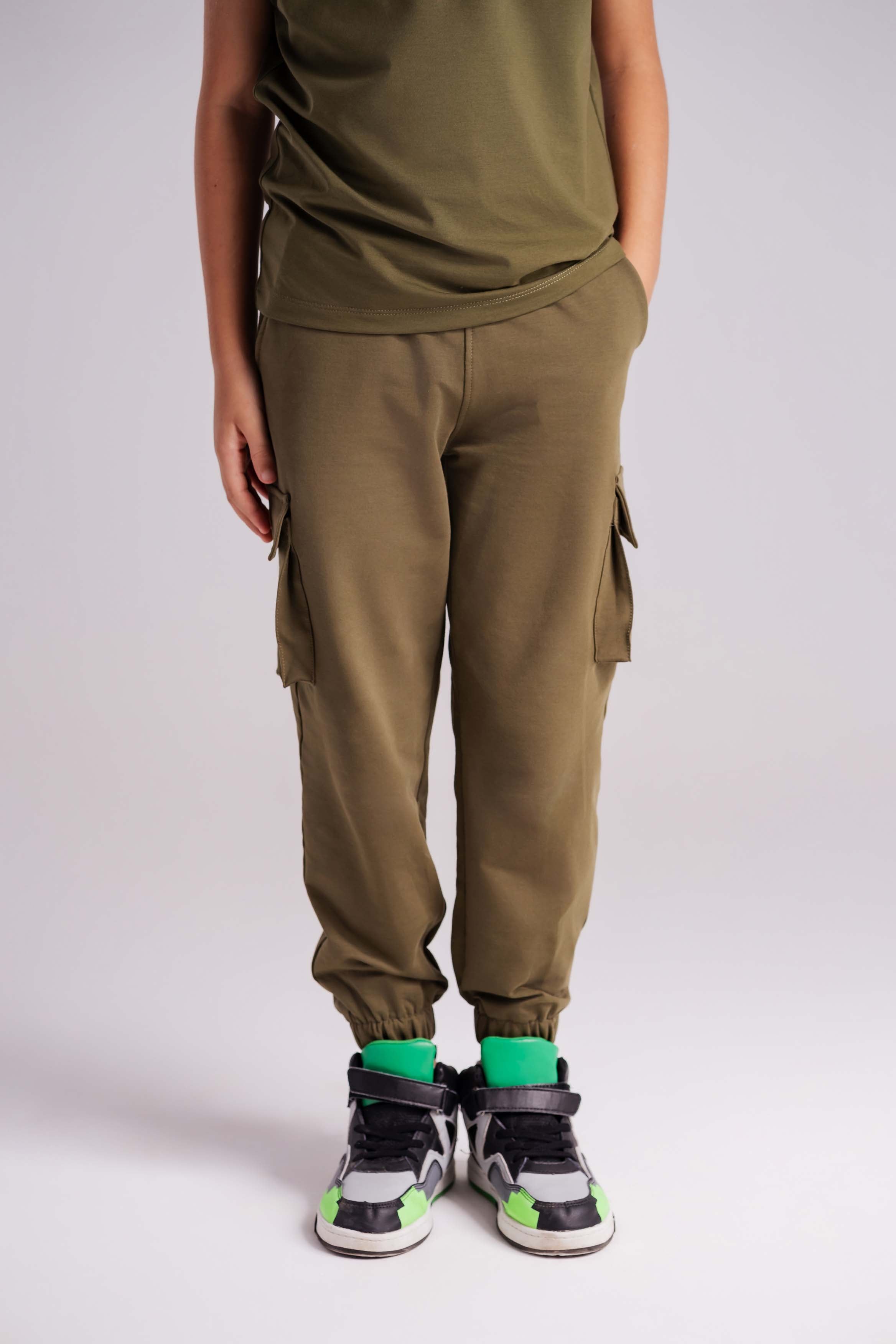 Boys Cargo Sweatpants