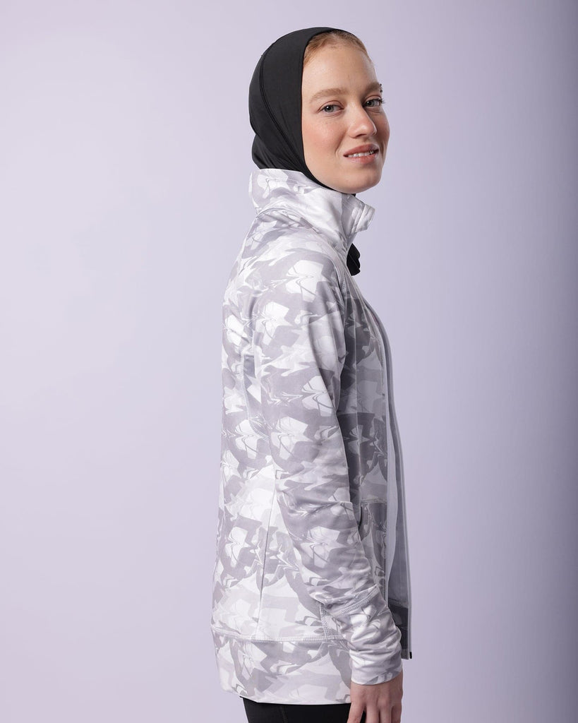 Grey Marble Track Top | Magma.sportswear