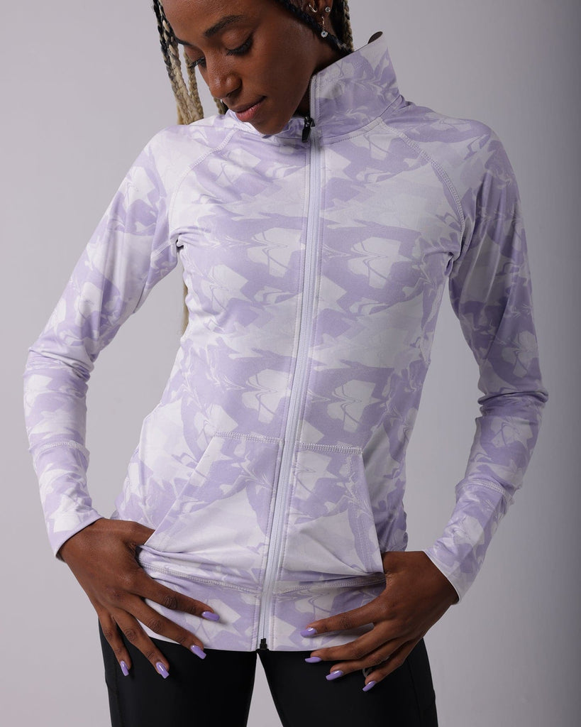 Purple Marble Track Top | Magma.sportswear