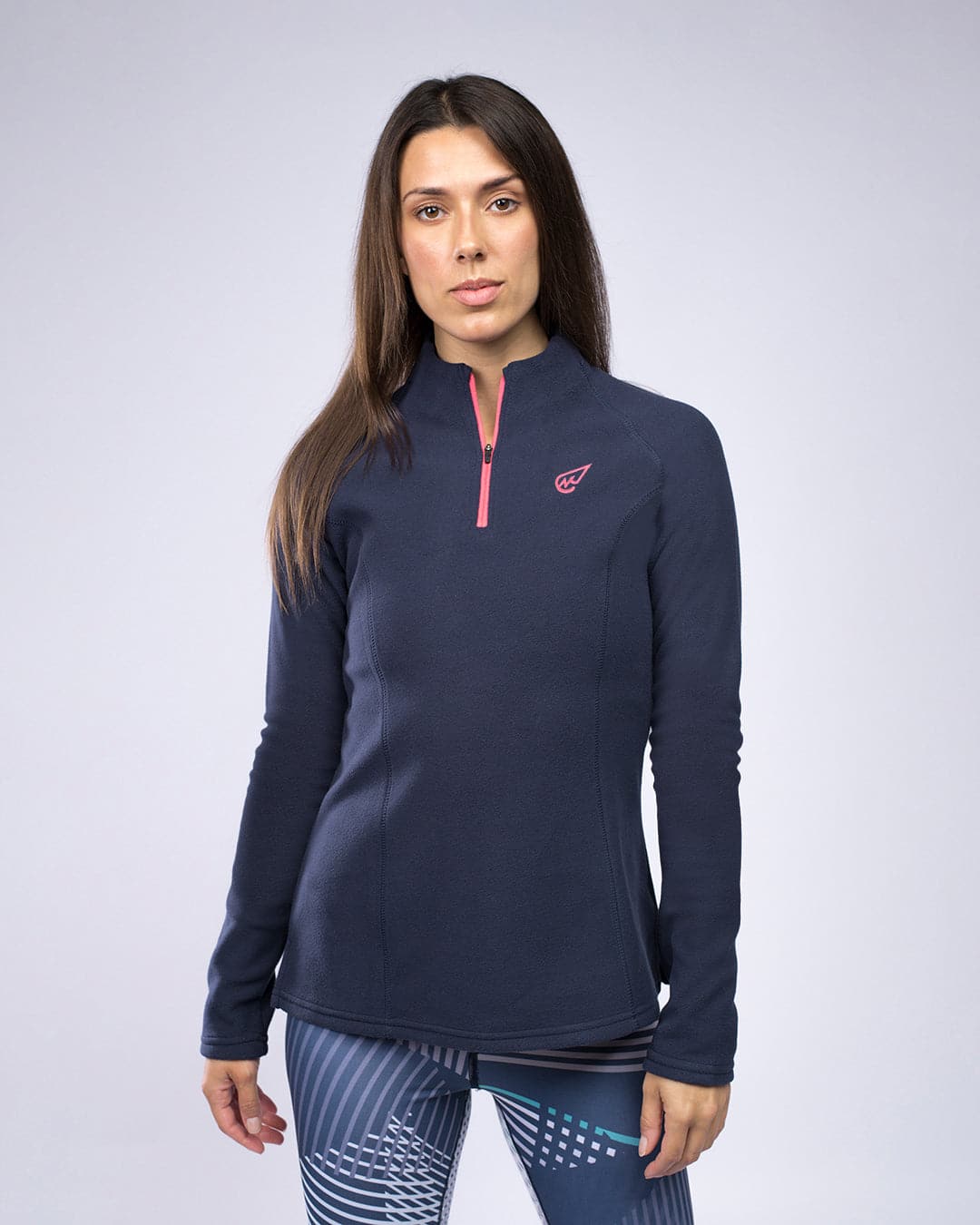 Navy Fleece Quarter Zipper