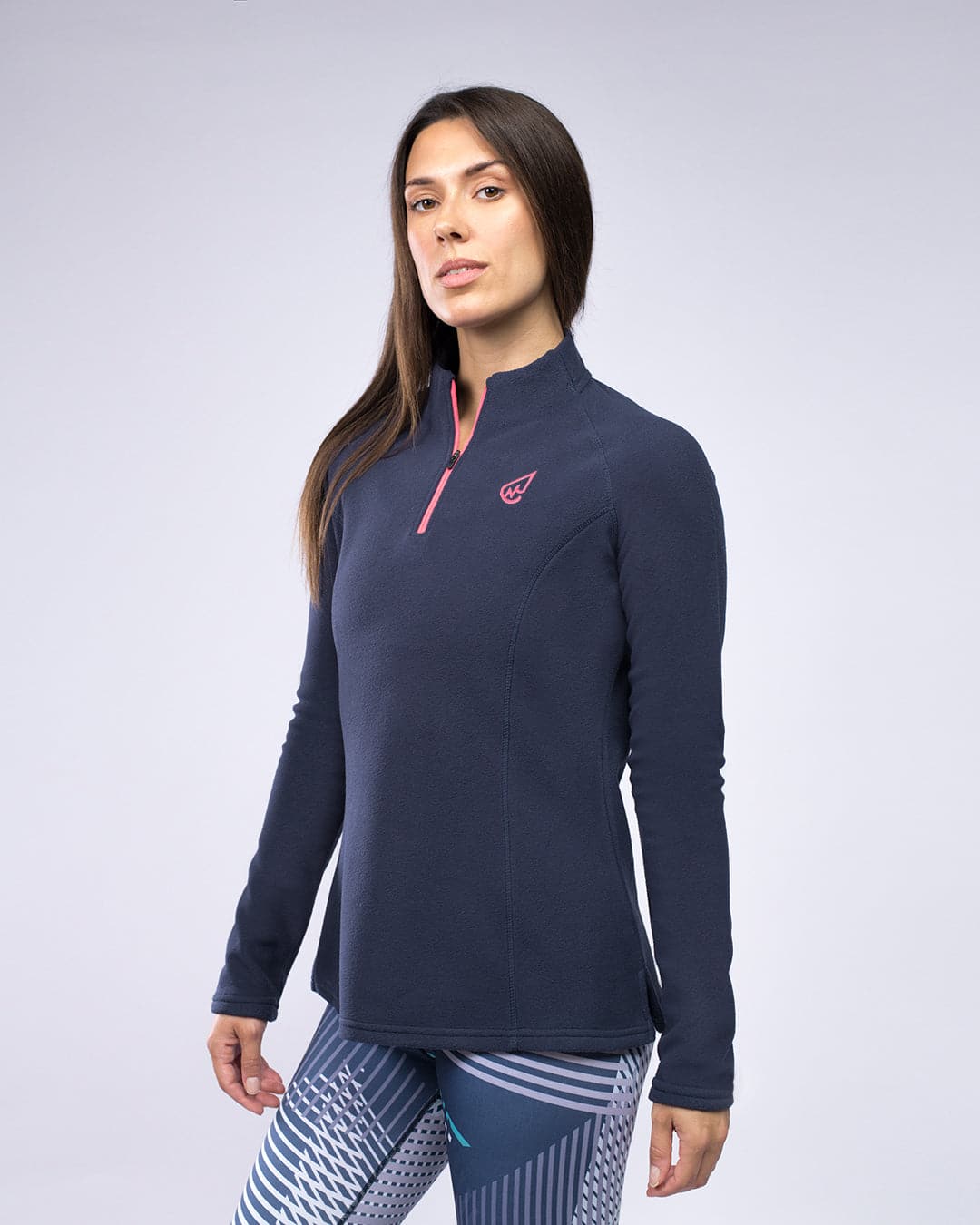 Navy Fleece Quarter Zipper