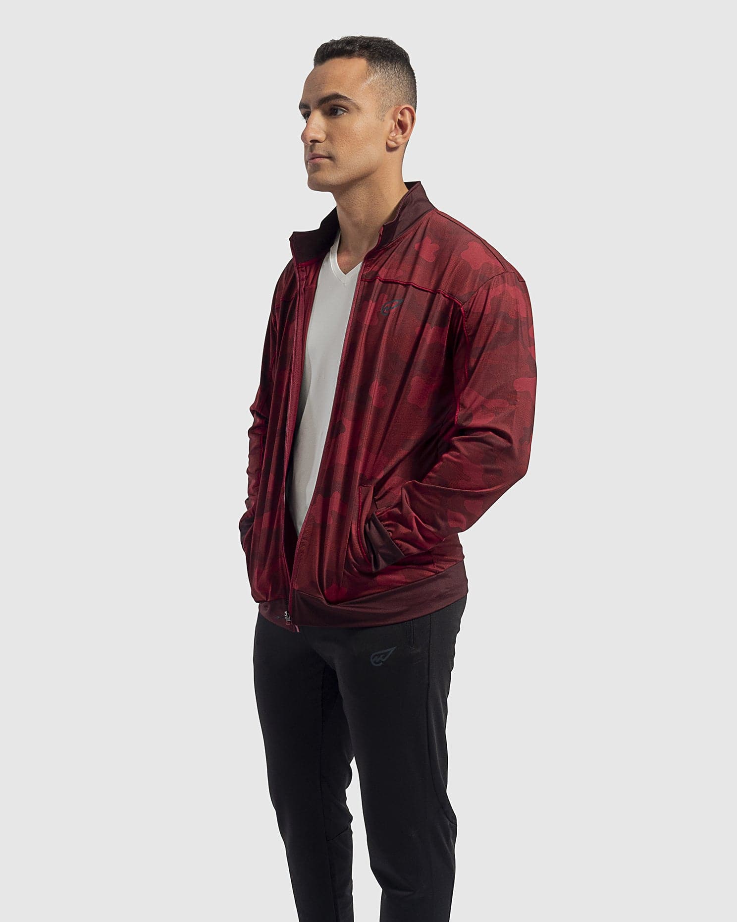 Red Camo Track Top