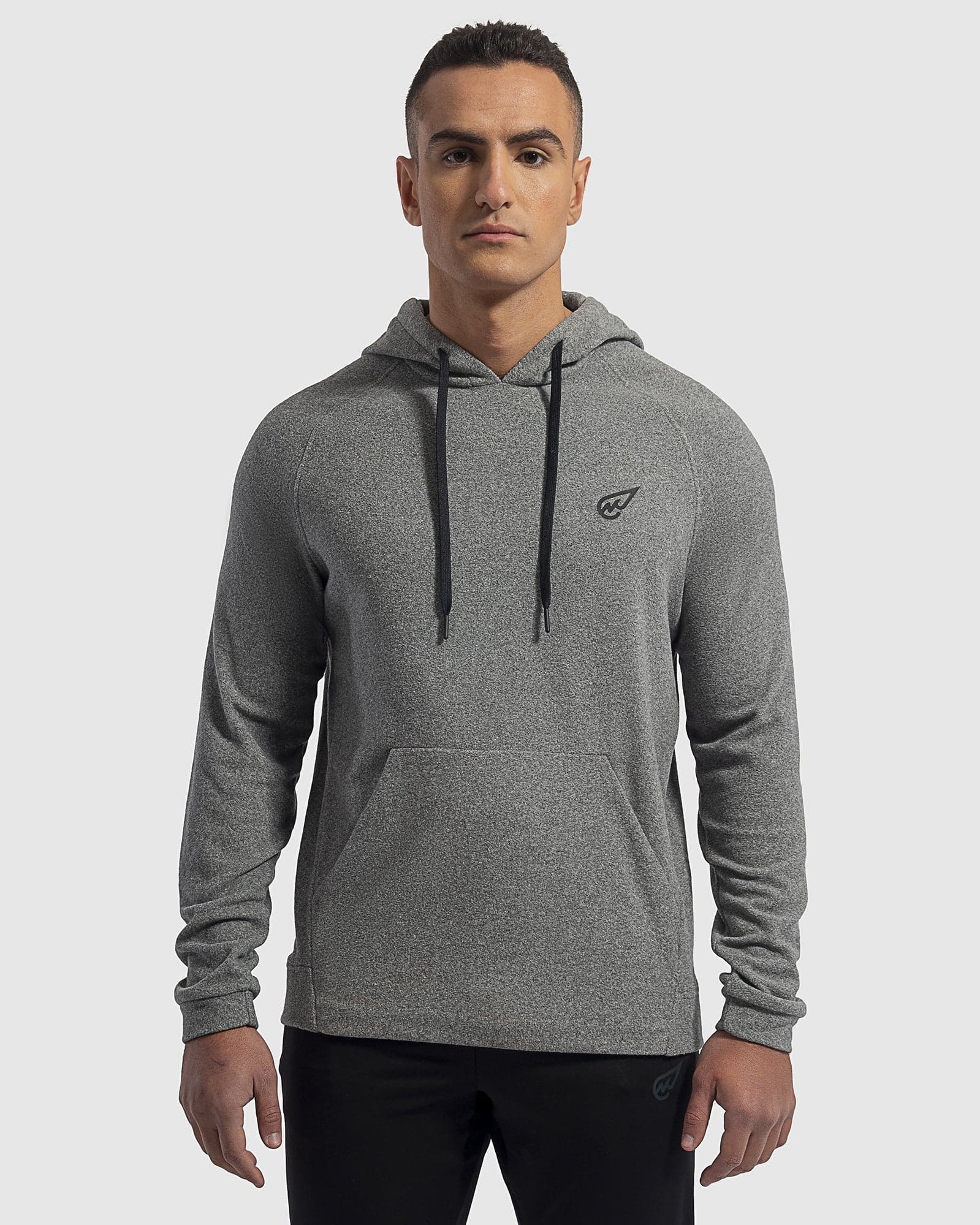 Legacy Fleece Hoodie in Dark Grey