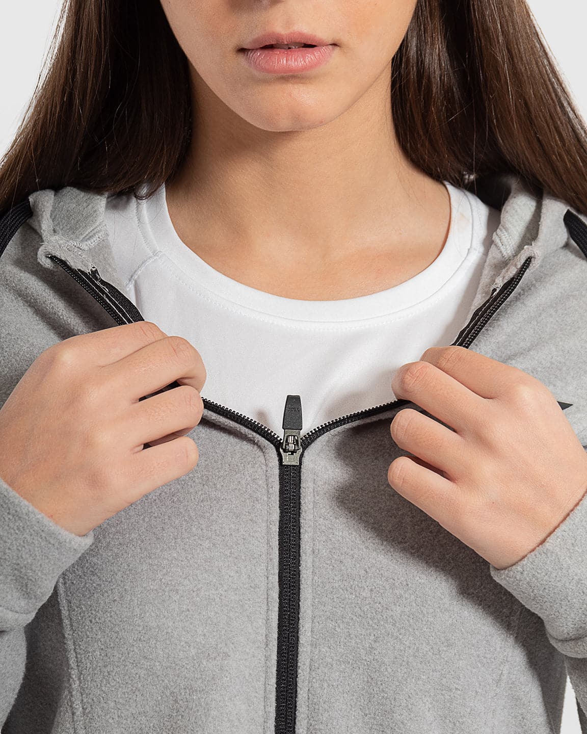 Full-Zip Fleece Hoodie