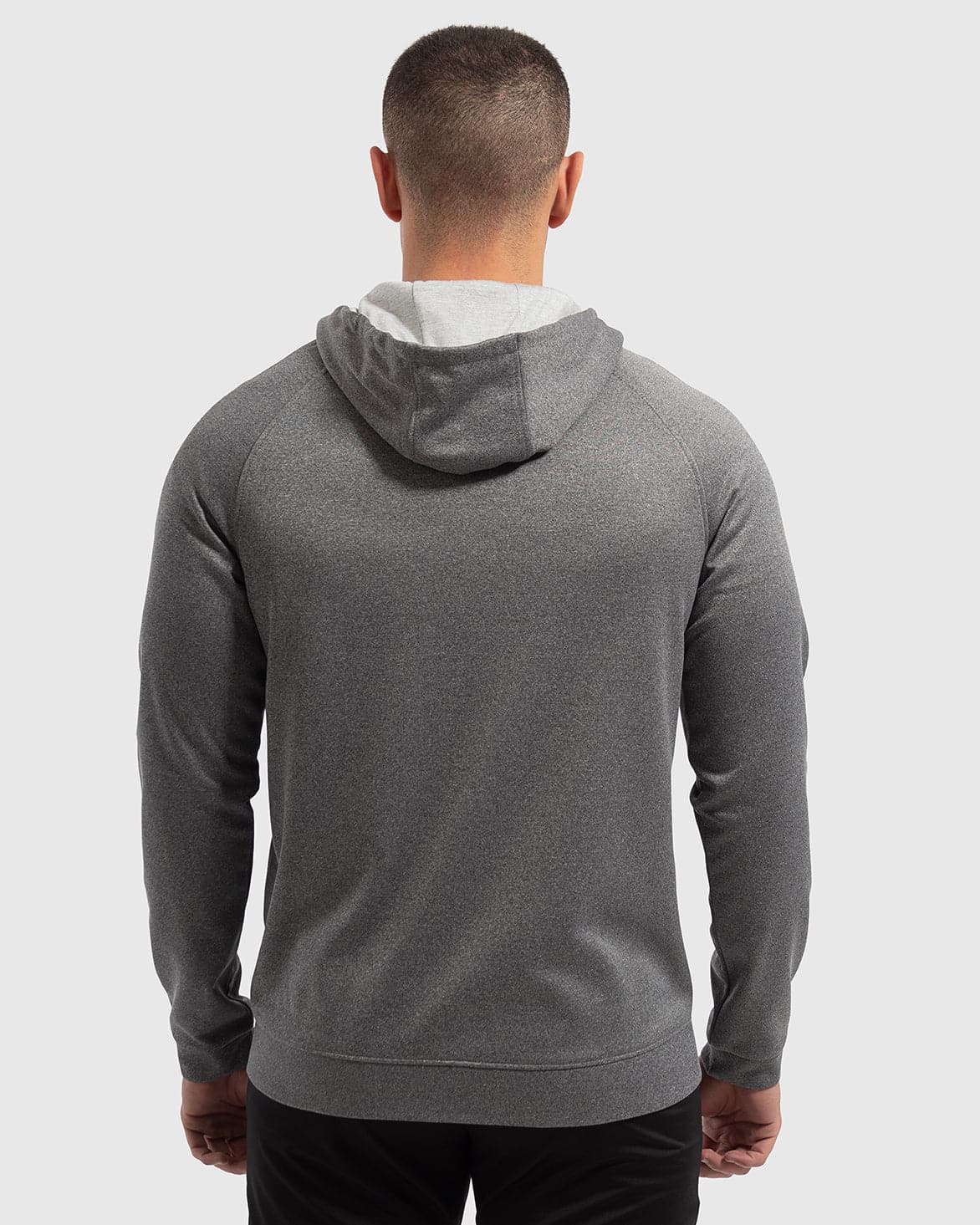 Grey Heather Fleece Lined Hoodie